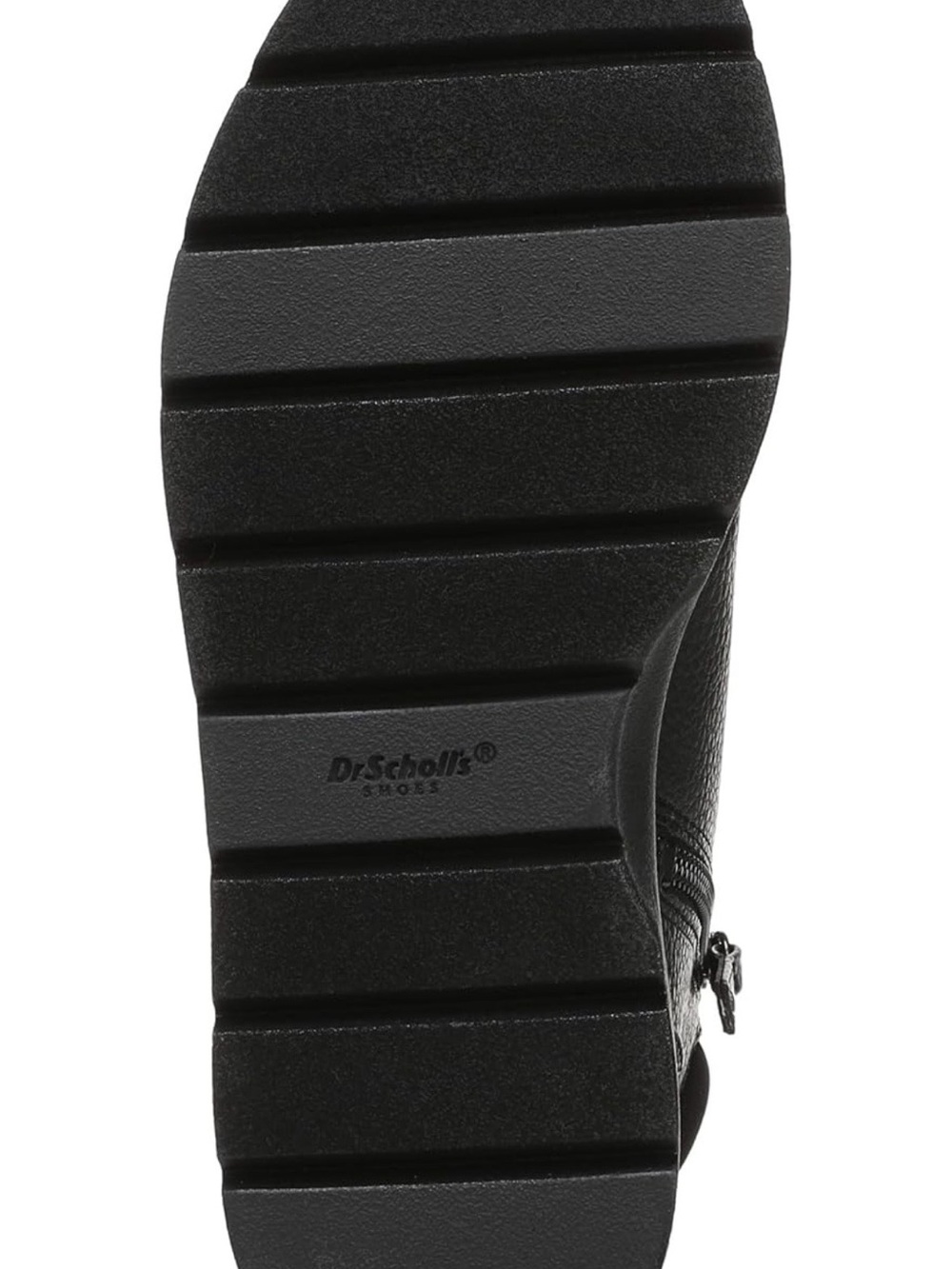 Dr. Scholls Women’s Black Lace-Up Wedge Ankle Boots with Brown Trim - Picture 4 of 7